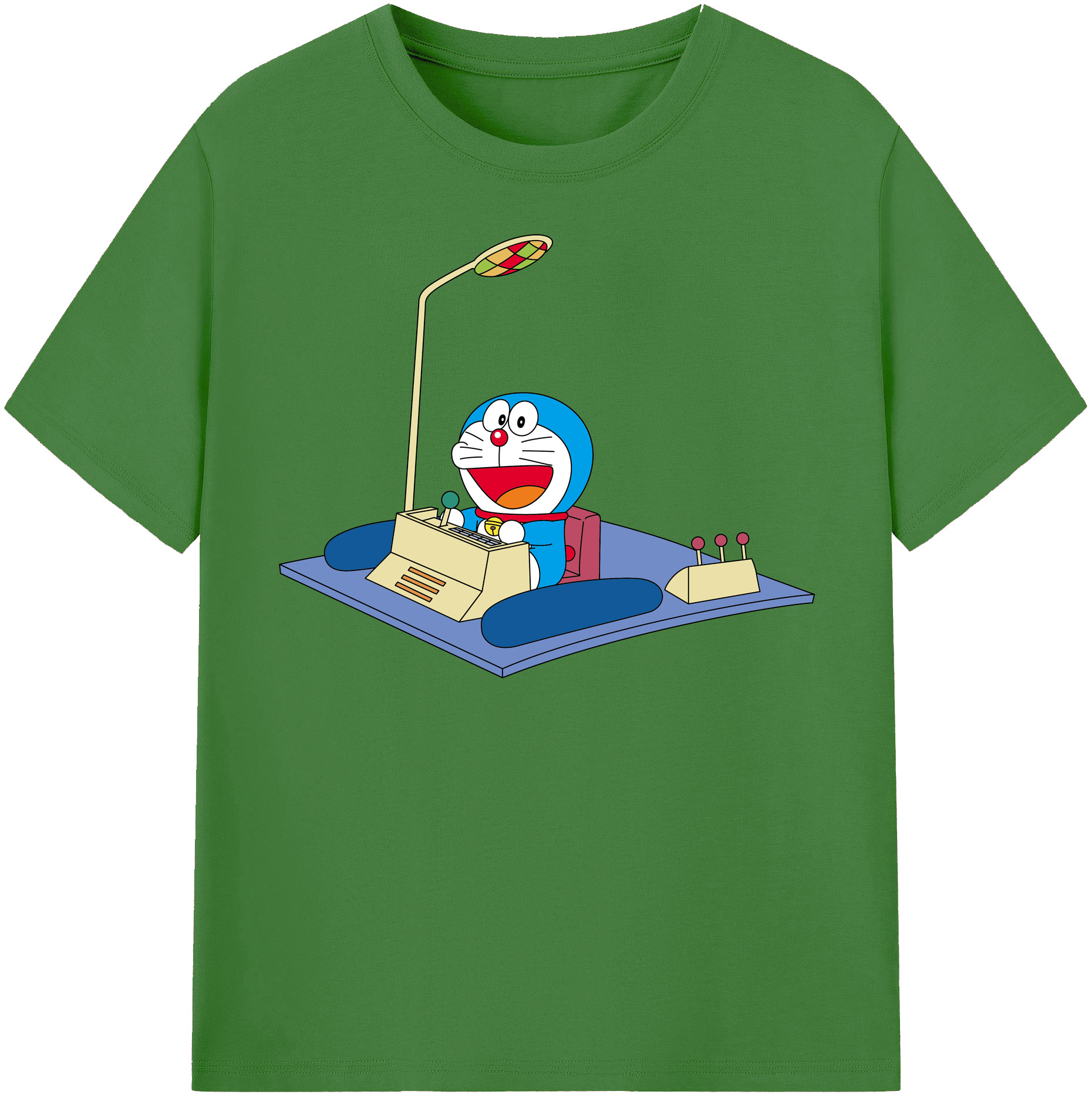 （画像用） ドラえもん Doraemon レディースカジュアルプリントTシャツ（綿100％）